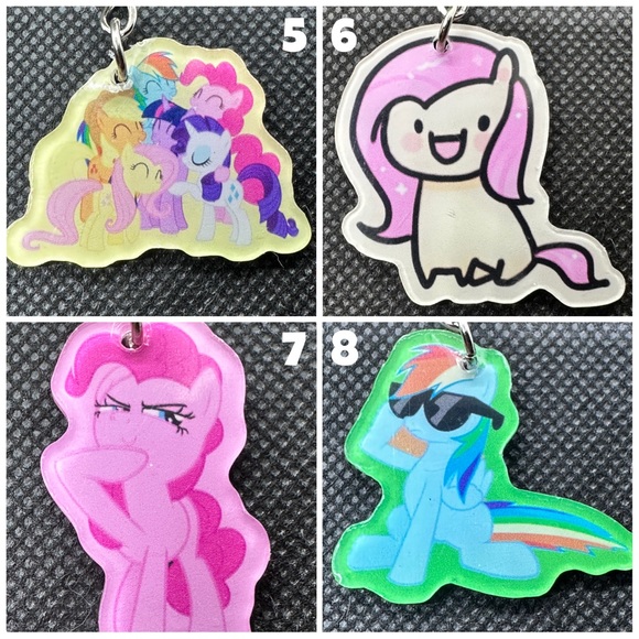 My Little Pony KBK Acrylic Keychains - Picture 3 of 10